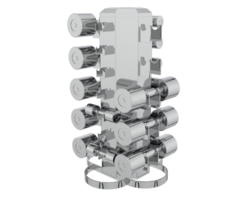 Weight tree with dumbbells isolated on background. 3d rendering - illustration png