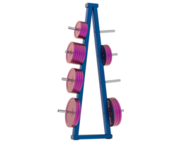 Weight tree isolated on background. 3d rendering - illustration png