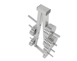 Weight tree isolated on background. 3d rendering - illustration png