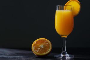 Colorful and refreshing orange juice designs for print design inspiration photo
