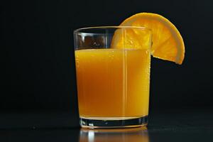 Refreshing and revitalizing orange juice wallpapers for branding photo