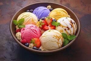 Appetizing ice cream illustrations for advertising campaigns inspiration photo