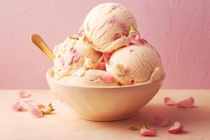 Sweet and tangy ice cream scenes for digital art photo