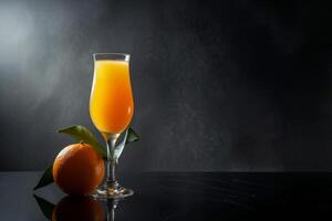 Energizing and uplifting orange juice scenes for advertising design photo