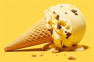 Colorful ice cream textures for creative use photo