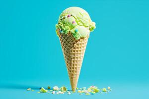 Tantalizing ice cream illustrations perfect for ad campaigns photo