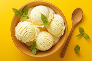 Refreshing ice cream textures for digital art photo