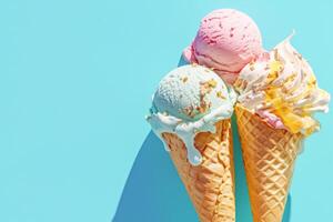 Refreshing ice cream graphics for web use photo