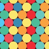 Pattern, ornament for the cover. . Retro style. Colored circles on a dark background. Background for your design layouts. vector