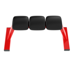 Gym bench isolated on background. 3d rendering - illustration png