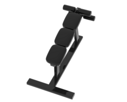 Gym bench isolated on background. 3d rendering - illustration png