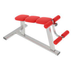 Gym bench isolated on background. 3d rendering - illustration png