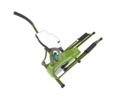 Elliptical device for gym isolated on background. 3d rendering - illustration png