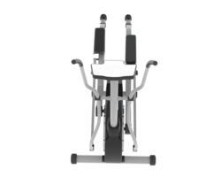 Elliptical device for gym isolated on background. 3d rendering - illustration png