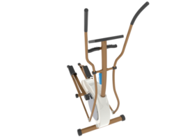 Elliptical device for gym isolated on background. 3d rendering - illustration png