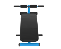 Adjustable bench for gym isolated on background. 3d rendering - illustration png