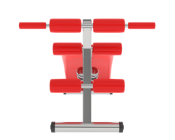 Adjustable bench for gym isolated on background. 3d rendering - illustration png