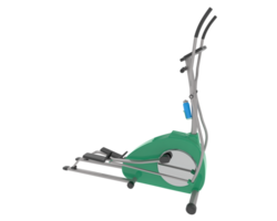 Elliptical device for gym isolated on background. 3d rendering - illustration png