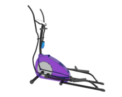 Elliptical device for gym isolated on background. 3d rendering - illustration png