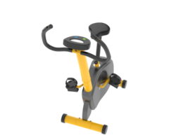 Elliptical device for gym isolated on background. 3d rendering - illustration png