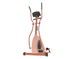 Elliptical device for gym isolated on background. 3d rendering - illustration png