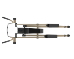 Elliptical device for gym isolated on background. 3d rendering - illustration png