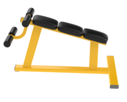 Gym bench isolated on background. 3d rendering - illustration png
