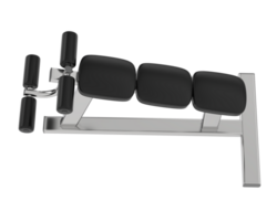Gym bench isolated on background. 3d rendering - illustration png