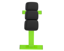 Gym bench isolated on background. 3d rendering - illustration png