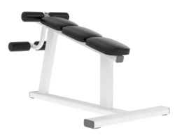 Gym bench isolated on background. 3d rendering - illustration png
