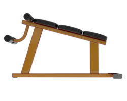 Gym bench isolated on background. 3d rendering - illustration png