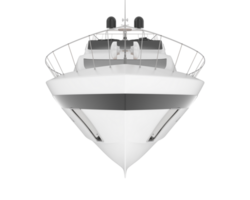 Luxury yacht isolated on background. 3d rendering - illustration png