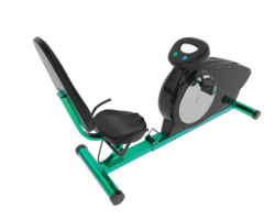 Gym bike isolated on background. 3d rendering - illustration png