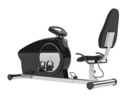 Gym bike isolated on background. 3d rendering - illustration png