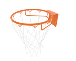 Basketball hoop isolated on background. 3d rendering - illustration png