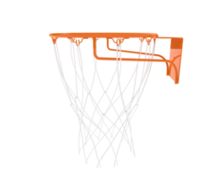 Basketball hoop isolated on background. 3d rendering - illustration png