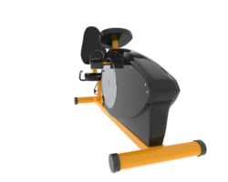 Gym bike isolated on background. 3d rendering - illustration png