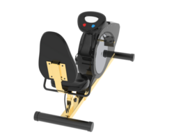 Gym bike isolated on background. 3d rendering - illustration png