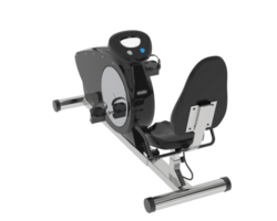 Gym bike isolated on background. 3d rendering - illustration png