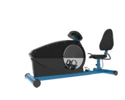 Gym bike isolated on background. 3d rendering - illustration png