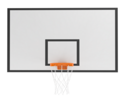 Basketball hoop isolated on background. 3d rendering - illustration png