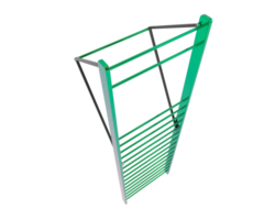 Gymnastics wall bars isolated on background. 3d rendering - illustration png
