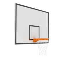 Basketball hoop isolated on background. 3d rendering - illustration png