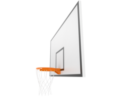 Basketball hoop isolated on background. 3d rendering - illustration png