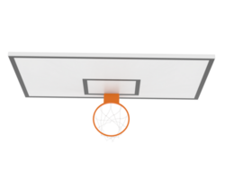 Basketball hoop isolated on background. 3d rendering - illustration png