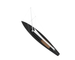 Sail boat isolated on background. 3d rendering - illustration png
