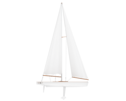 Sail boat isolated on background. 3d rendering - illustration png