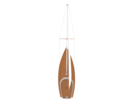 Sail boat isolated on background. 3d rendering - illustration png