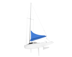 Sail boat isolated on background. 3d rendering - illustration png