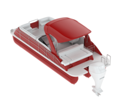 Small boat isolated on background. 3d rendering - illustration png